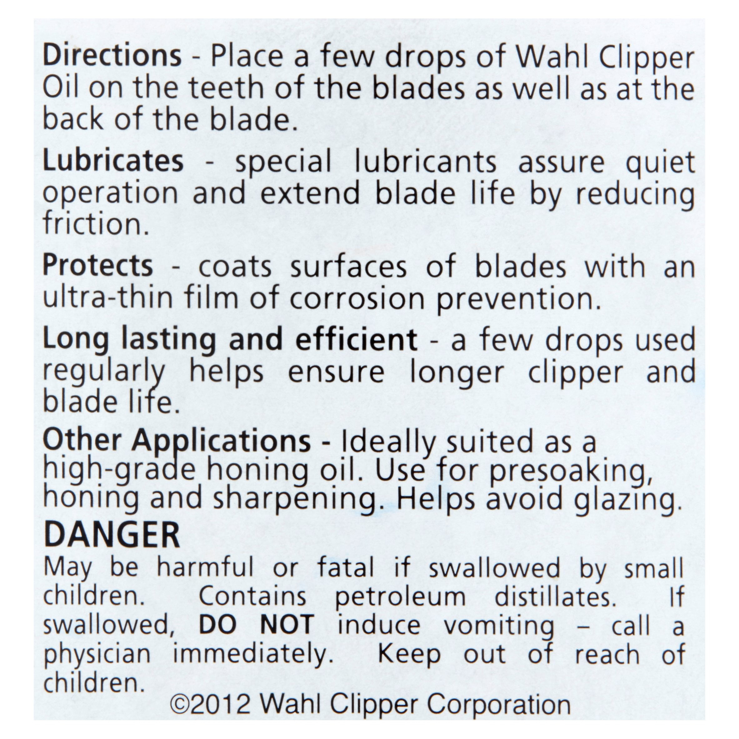 WAHL Clipper Blade Oil 60ml – Hair and More