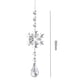 thumbnail image 4 of Receptor De Luz Atrapaluz de cristal Prisma Copo de nieve Campanilla de viento Colgante Navidad Sundrop (A) Likrtyny Libre de BPA, 4 of 8