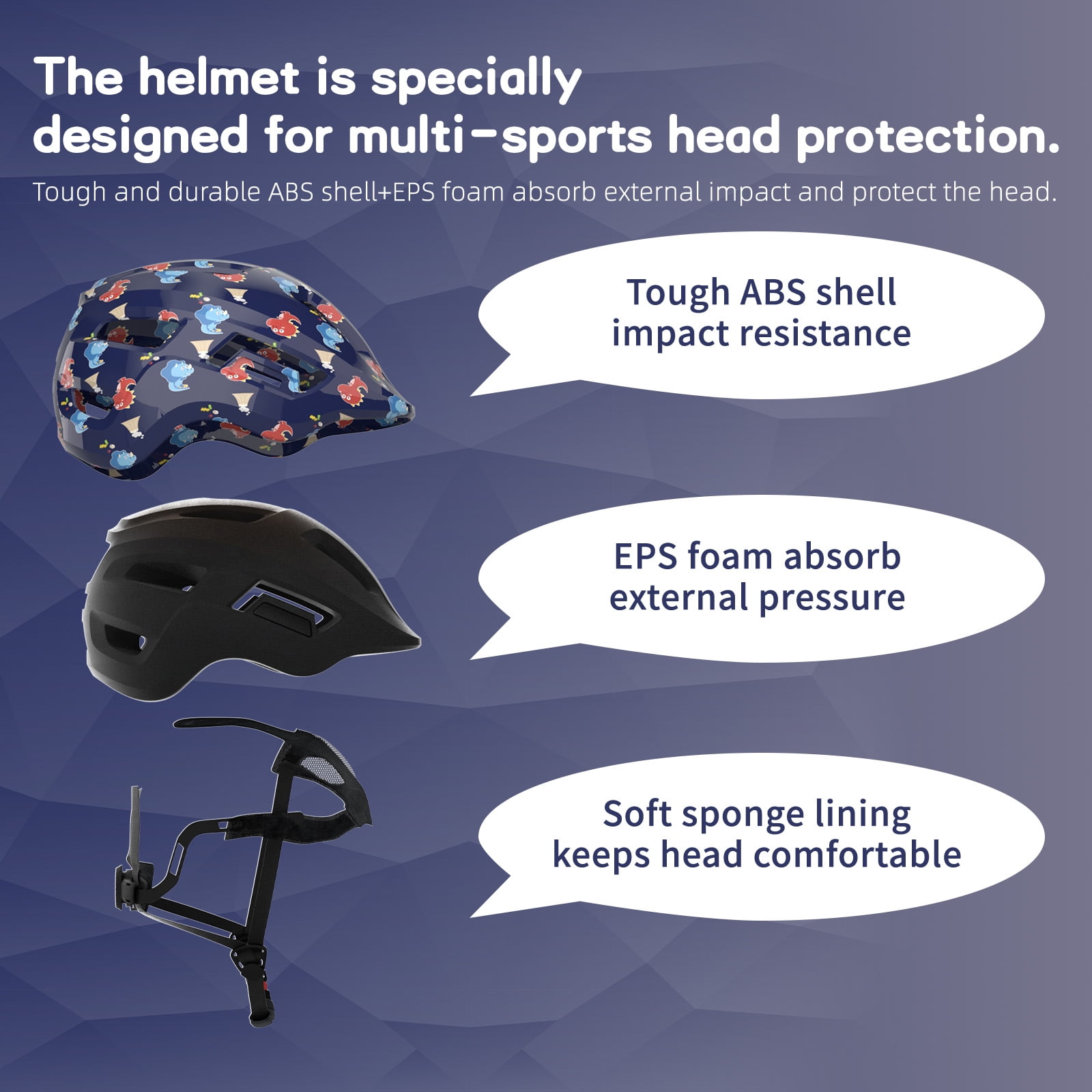 GLAF Baby Bike Helmet Toddler Helmets for 1 Year Old and Up Infant Girls Boys Multi Sport Adjustable for Scooter Bicycle Kids Youth Child Skateboard Safety Cycling
