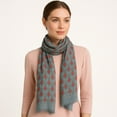 thumbnail image 2 of Premium Soft Quality Viscose Digital Print Scarf Lightweight Wraps MV508, 2 of 6