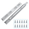 thumbnail image 1 of HOMANDS Guías para cajones de 16.0 in, 6 pares (12 unidades) de rieles de montaje lateral – Rodamiento de bolas de extensión completa resistente – Guías deslizantes para cajones para gabinetes de coci, 1 of 5