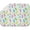 Easter and Bunnies, variant on Easter and Bunnies Light Blue Stripe Pattern Dish Drying Mat 1 Pack, Ultra Absorbent Microfiber 18"x24", Anti-Slip Drain Mat for Kitchen
