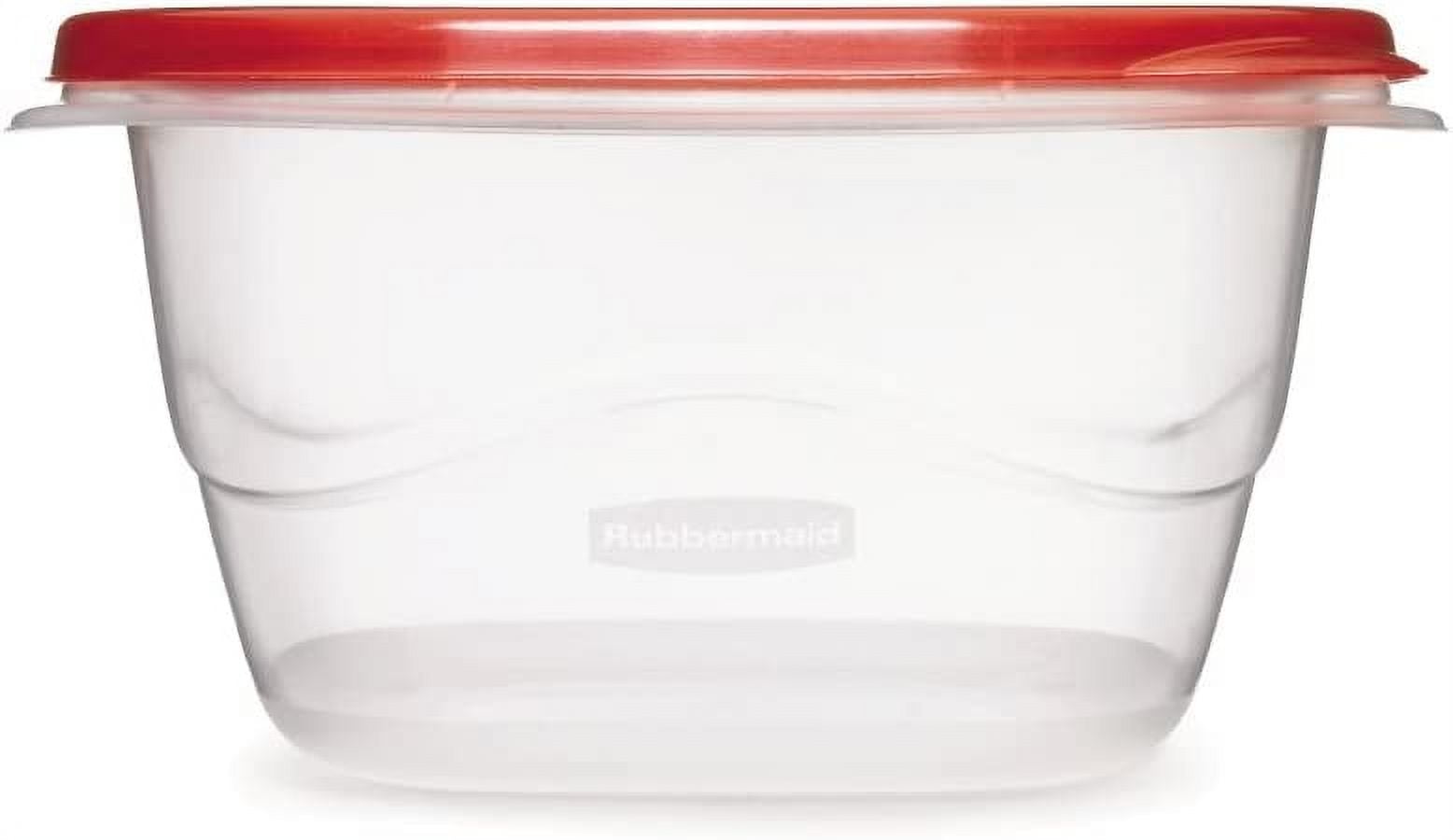 Rubbermaid TakeAlongs 5.2 C. Clear Square Food Storage Container with Lids  (4-Pack) - Thomas Do-it Center
