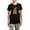 With Gray Camo Pant, variant on - Halloween Letter H Witch Monogram Women's Dark Paj - Women's Short Sleeve Print T-Shirt and Pants Dark Cotton Pajama Set