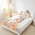 thumbnail image 3 of Erosebridal Cute Unicorn Girls Queen Sheet Sets,Colorful Flowers Cute Blossom Floral Bed Set For Kids 4pcs, 3 of 6
