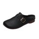 thumbnail image 1 of Zapatos planos, bolso de cabeza redonda, zapatos planos de tacón bajo a la moda, cómodos, todo, hebilla de viento, Color sólido, cabeza cuadrada, zapatos individuales 40 Gao Jinjia LED, 1 of 2