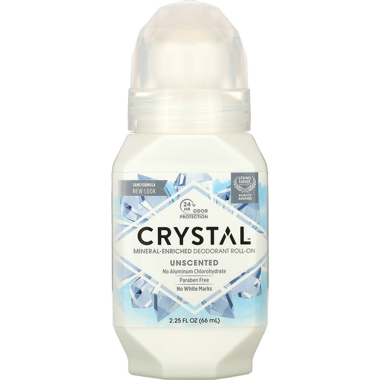 Crystal Body Deodorant Roll-On, 2.25 oz (Pack of 2) - Walmart.com