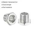 thumbnail image 4 of Unique Bargains 11mm Long Pipe Hexagon Countersunk Flat Head M10 Thread Lamp Rod 10 Pack, 4 of 5