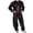Black, variant on TureClos Fitness Sweat Sauna Suit Weight Loss Full Body Sweat Sauna Suit Exercise Gym Anti-Rip PVC for Men Women