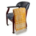 thumbnail image 2 of STP Goods  Elephant Cotton Blanket & Bedspread w/ Fringe yellow, 2 of 8