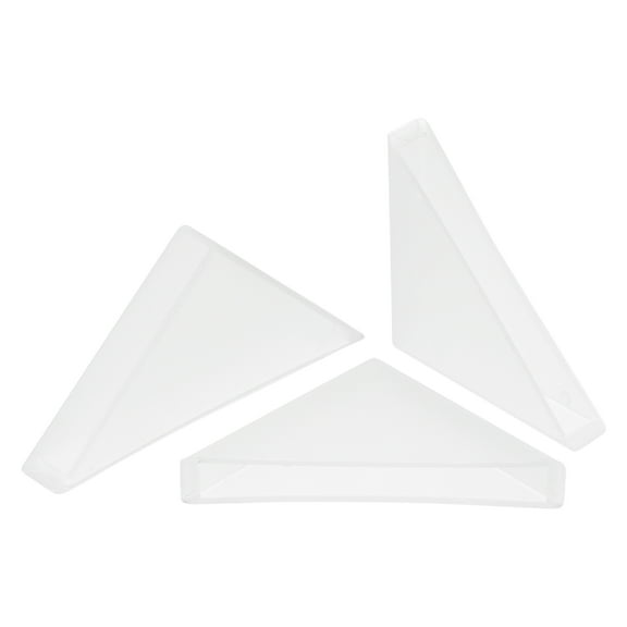 Uxcell 20Pack Corner Protectors 6x50mm Plastic Right Angle Corner Guards Cushion, White