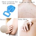 thumbnail image 4 of 2 cepillos de baño de silicona para limpiar la espalda, cepillo de baño corporal de tira larga para exfoliar a hombres y mujeres, 4 of 6