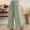 Green, variant on Endives Womens Linen Pant Wide Leg Fashion Solid Color Cotton Elastic Long Pants Lace with Bottom Beach Leisure Trousers White