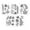 blade, variant on 5Pcs Reusable PET Stencils 6.7x5In Butterfly Flower Drawing Templates for Wall Decoration Sign Art Craft Project
