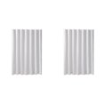 thumbnail image 1 of (Lot de 2) Rinsvye Rideau de Douche Blanc Doublures de Rideau de Douche Rideau Uni Épais Articles de Salle de Bain Hôtel Couleur Unie Douche Courte Rideaux de Douche Rideau., 1 of 9