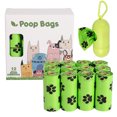 thumbnail image 1 of Bolsas Ecológicas para Caca de Perro con Dispensador Compostables con Dispensador 100% Biodegradables con Porta Correa (300 Bolsas: 20 Rollos + 1 Dispensador) ZefeiWu 8390611225124, 1 of 1