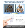 thumbnail image 3 of Lithophane LED Backlight Board Kit for Bambu Lab X1 X1C P1P P1S A1 H2D 156x120mm 110 LEDs 6500K Adjustable Brightness USB-C Powered 1 Pack, 3 of 5