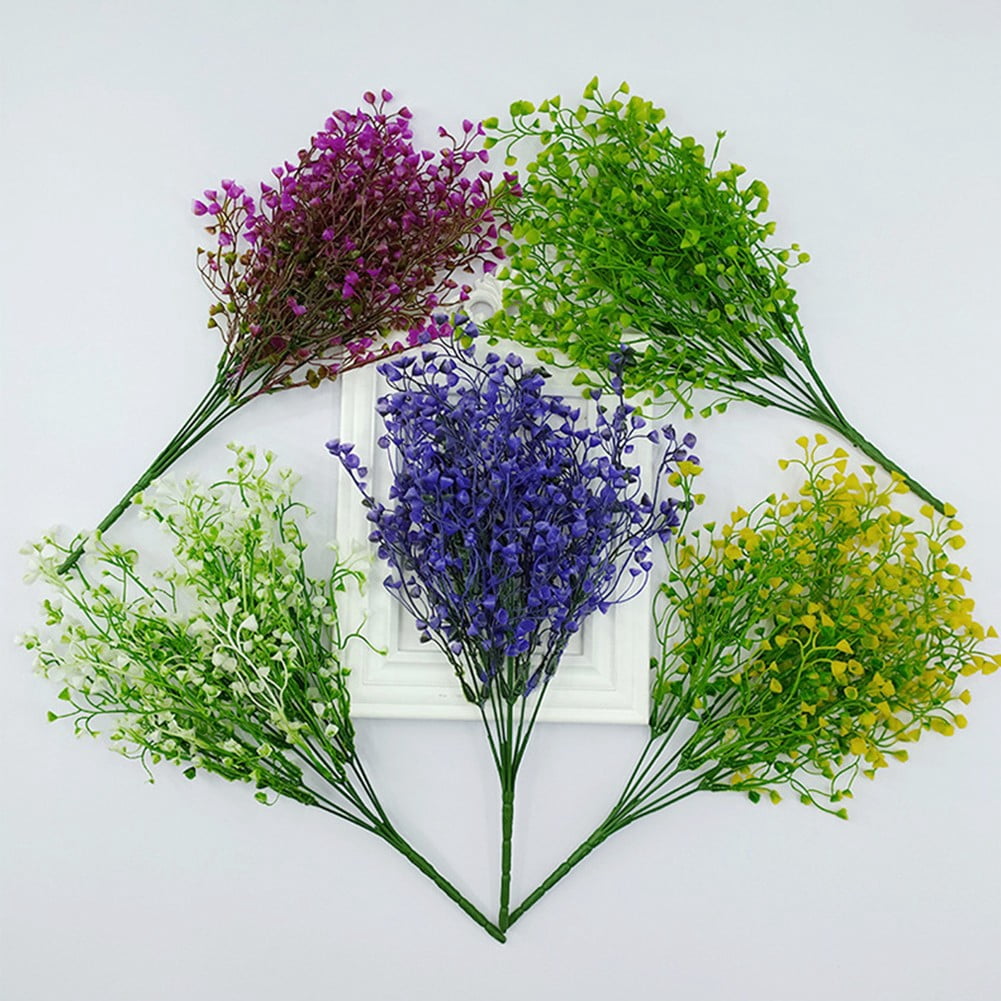 Girlsshop Colorful And Lifelike Artificial Flowers For Outdoor Decorations - Uv Resistant,Purple