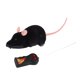 thumbnail image 1 of FELTECHELECTR Ratón de peluche de imitación para niños, regalo para gato, perro, orejas blancas (negro), 1 of 2