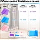 thumbnail image 2 of 3 Pieces Exercise Bands Resistance Bands Set Workout Bands Elastic Bands Physical Therapy Bands for Home Gym Weightlifting Exercise Yoga Pilates, 2 of 5