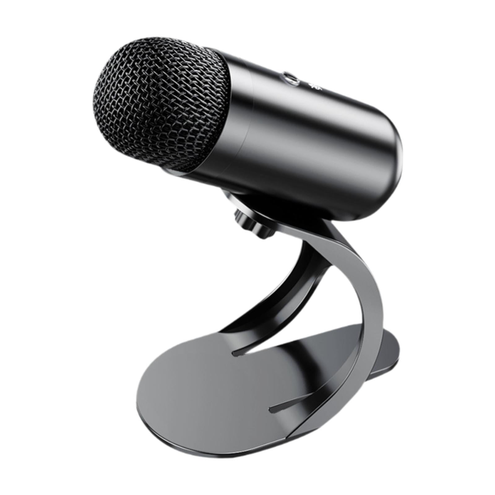 LeeQinersw Noise Cancellation USB Mic Compact USB Microphone for Phone Streaming Gaming without RBG Lights