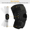 thumbnail image 6 of XMZHOU Knee Brace Hinged Breathable Compression Sleeve, Black, XL, 1 Count, 6 of 8