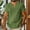 Army Green, variant on Jyeity Shirts for Men Breathable Casual Linen,Short Sleeve V-Neck T Shirts Tops L