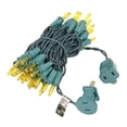 thumbnail image 2 of Novelty Lights Yellow 50 Light Incandescent Mini Christmas String Lights Green Wire 11 Feet, 2 of 6