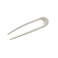 thumbnail image 2 of Qarigey Palillos para el cabello en forma de U, moda para chicas, elegante horquilla hecha a mano para mujeres, soporte ligero, accesorios para la cabeza Accesorio para el cabello Blanco Qarigey AP011005-02B, 2 of 6