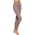 thumbnail image 4 of Felina Velvety Super Soft High-Waisted Legging 2-Pack Yoga Pants Workout Clothes for Women Medium Charcoal Twilight Mauve, 4 of 7