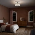 thumbnail image 4 of Kichler Malen 20" Wide Classic Pewter Drum Ceiling Light, 4 of 9