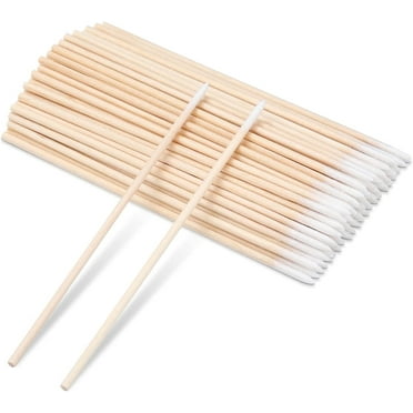 800PCS Pointed Cotton Swabs,Happon 4 Inch Precision Microblading Cotton Swab,Micro Swabs Sticks,Cotton Head Applicator for Nail Supplies Makeup Tattoo Permanent Cosmetic