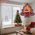 thumbnail image 2 of Metal Hanging Christmas Tree Wind Spinner - Festive Garden Decoration with Glowing Lights & Cupcake Center - Perfect for Holiday Cheer, 2 of 6