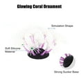 thumbnail image 4 of Purple Aquarium Simulation Coral Sunflower Silicone Fluorescent Coral Glow Fish Tank Landscape Decor, 4 of 7