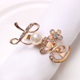 thumbnail image 4 of Valentine's Day Series Gold Electroplating Rose Napkin Ring - Gold (: 5*4cm), 4 of 12