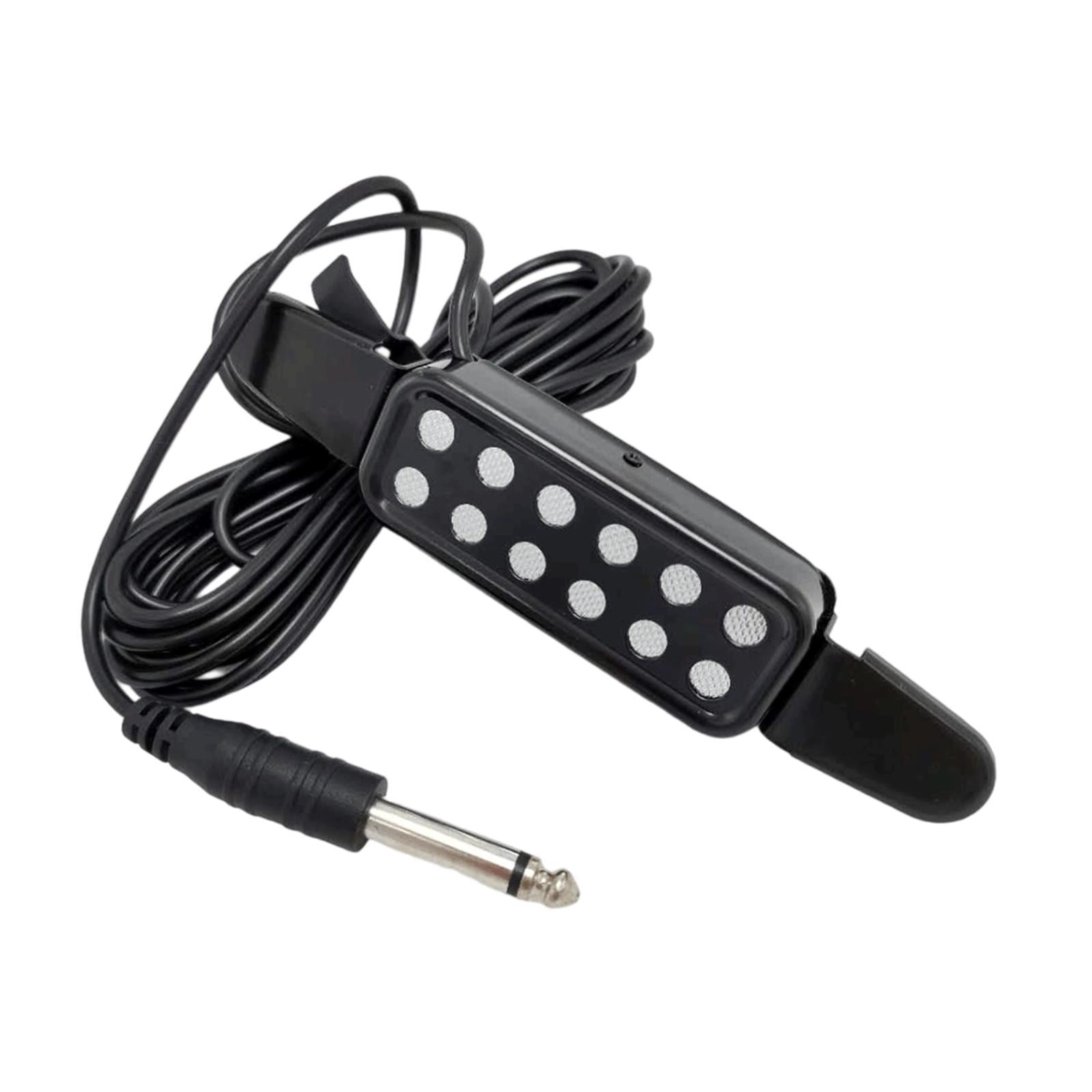 Soundhole Guitar Pickup Electric Transducer Durable Metal for Player Amplifying on Stage Acoustic Guitar