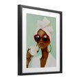 thumbnail image 2 of Stupell Industries Eclectic Coffee Lover in Red Sunglasses Black Framed Print Under Glass, 13 x 16, by The Prints Vibe, 2 of 8