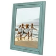 thumbnail image 4 of Americanflat 11x14 Picture Frame Polished Crystal Clear Glass Hampton Collection Distressed Frames - Blue, 4 of 9
