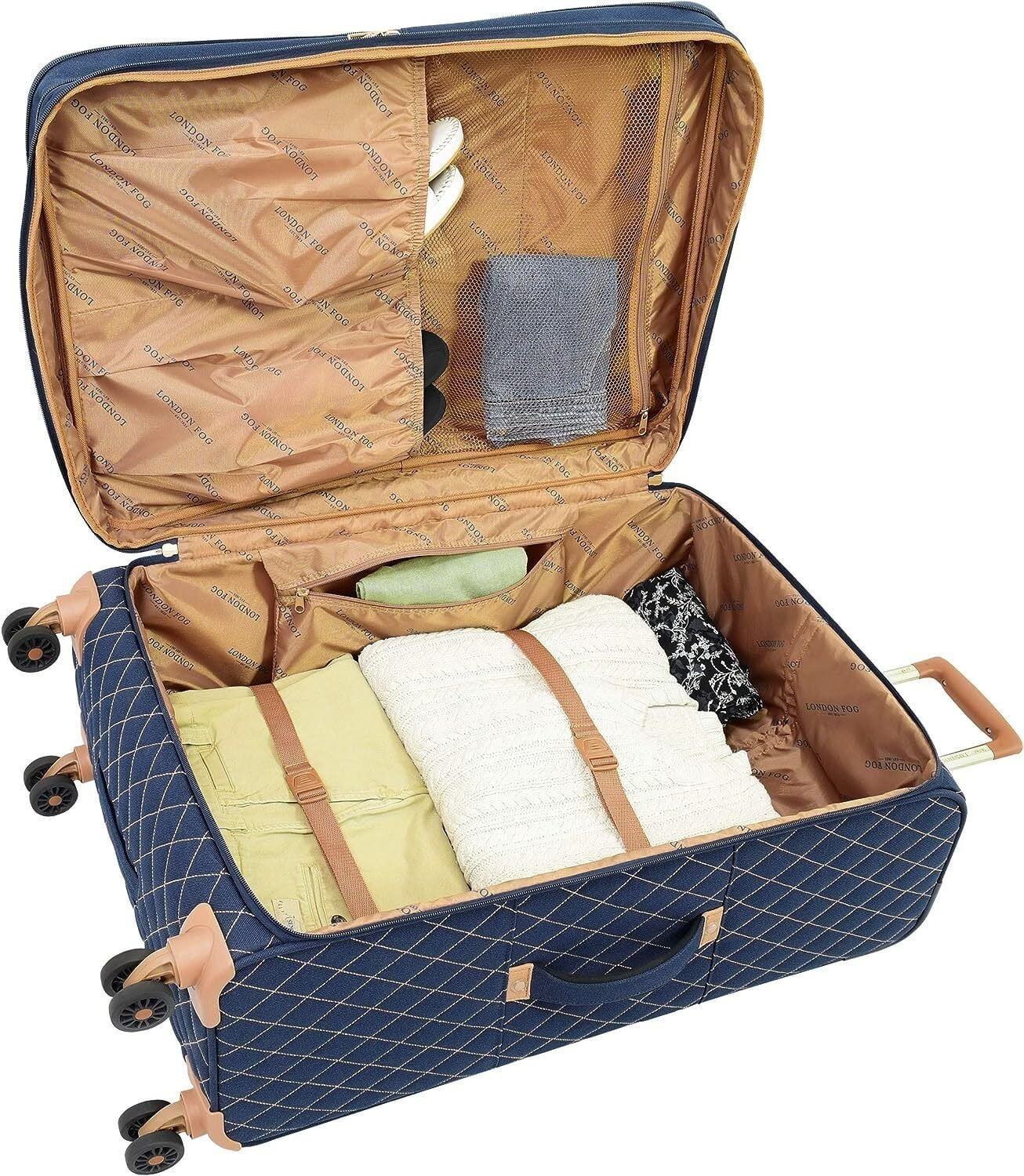 London fog shop luggage 28 spinner