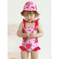 thumbnail image 3 of BULLPIANO Baby Girl Swimsuit Infant Bathing Suit Summer Ruffle One Piece Sleeveless Bikini Swimwear Beachwear Cute Girls Swimsuits, 3 of 8