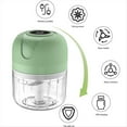 thumbnail image 4 of Picadora de Eléctrica, Miniprocesador de Alimentos Recargable por USB, Picadora de Eléctrica de 250 Ml, Picadora de Verduras Portátil A, 4 of 5