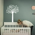 thumbnail image 5 of Heart Tree Wall Decal White Tree Removable Wall Stickers with Stars Wall Decor Art Sticker Hollowed Out Heart PVC, 5 of 9