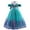 Green, variant on HAWEE Girls Mermaid Costume Princess Dress Up Lace Floral Off Shoulder Mermaid Evening Elegant Dress with Accessories