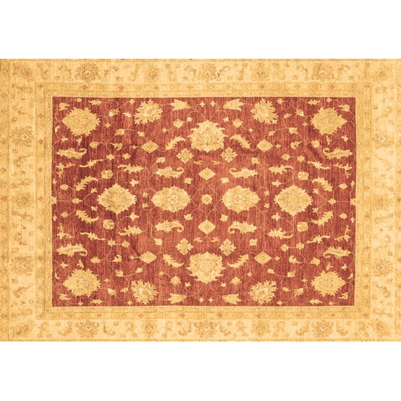 Ahgly Company Indoor Rectangle Oriental Brown Traditional Area Rugs, 2' x 5'