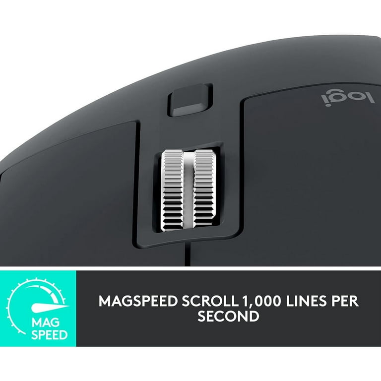 Logitech MX Master 3S Business Wireless Mouse, 8K DPI, Quiet