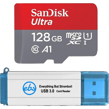 128GB SDXC Micro Ultra Memory Bundle Works with Samsung Galaxy S10, S10+, S10e Phone Class 10