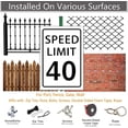 thumbnail image 3 of Speed Limit 10 Mph Sign, Speed Limit Signs Novelty Slow Down Sign Warning Traffic Road Street Sign 8X12 Inches, 3 of 4