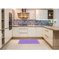thumbnail image 6 of Ahgly Company Machine Washable Indoor Square Transitional Heliotrope Purple Area Rugs, 3' Square, 6 of 7