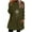 Olive Green, variant on Lovskoo Fuzzy Fleece Pullover Tops for Women Winter Warm Christmas Printed Long Sleeve with Pocket Crewneck Solid Color Warm Top Olive Green