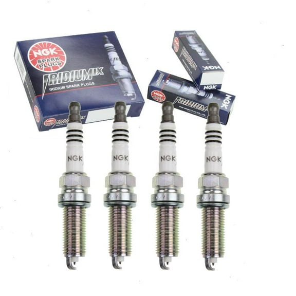 4 pc NGK Iridium IX Spark Plugs compatible with Nissan Cube 1.8L L4 2009-2014